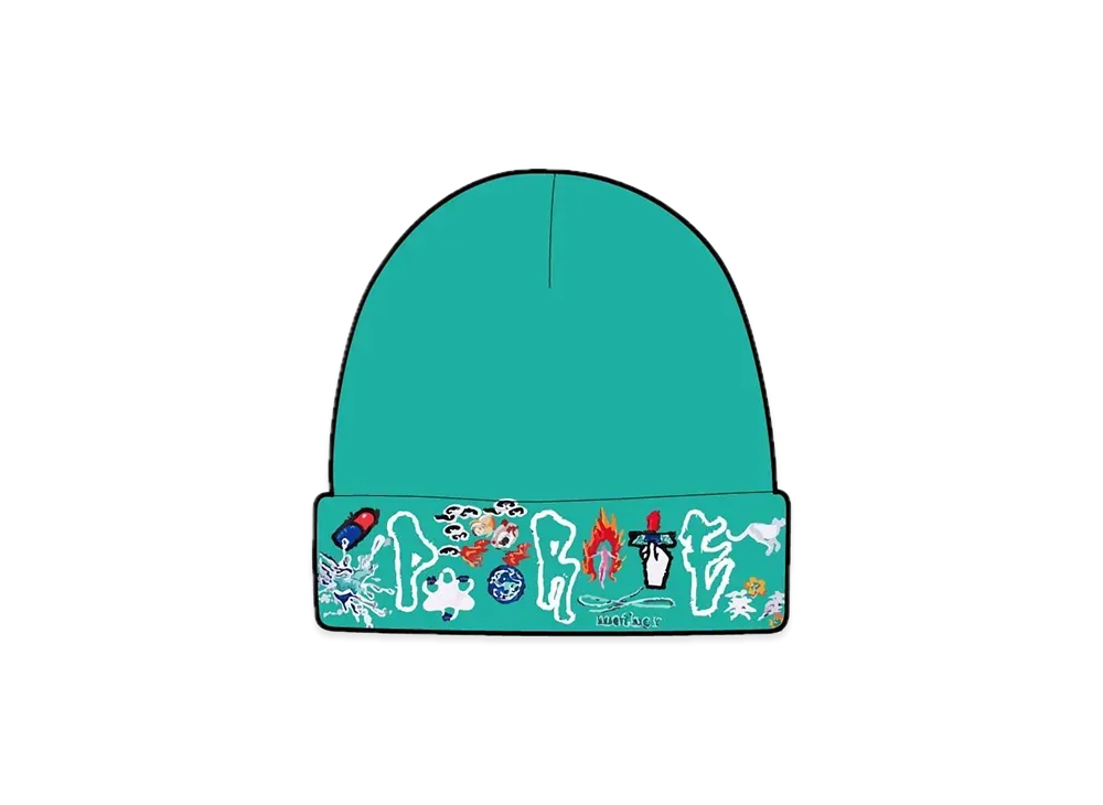Supreme AOI Icons Beanie "Dark Aqua"
