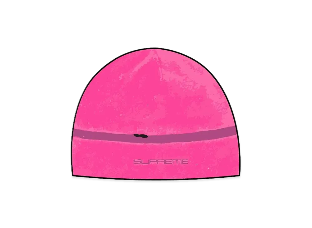 Supreme Polartec Beanie "Magenta"