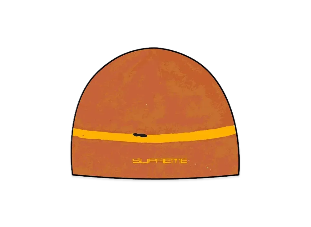 Supreme Polartec Beanie "Rust"
