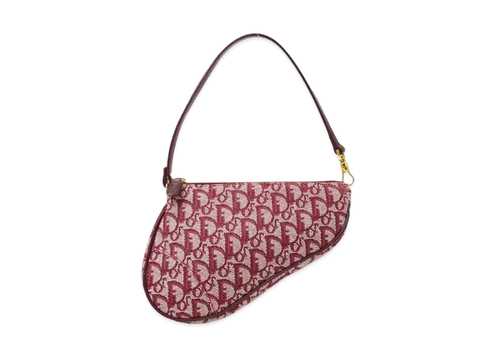 Dior Trotter Saddle Handle Bag "Bordeaux"