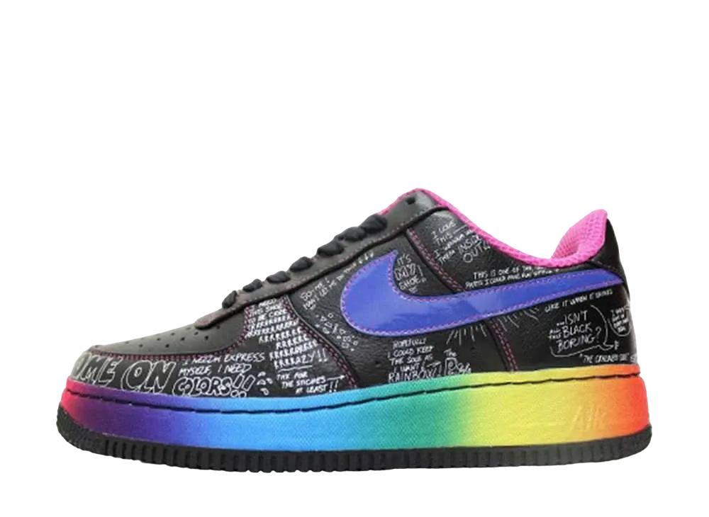 Colette × Busy P × Nike Air Force 1 Low Supreme "Black/Varsity Royal"