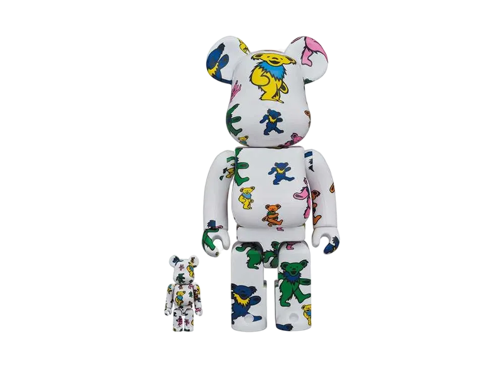 Bearbrick GRATEFUL DEAD 100% & 400% (DANCING BEAR)