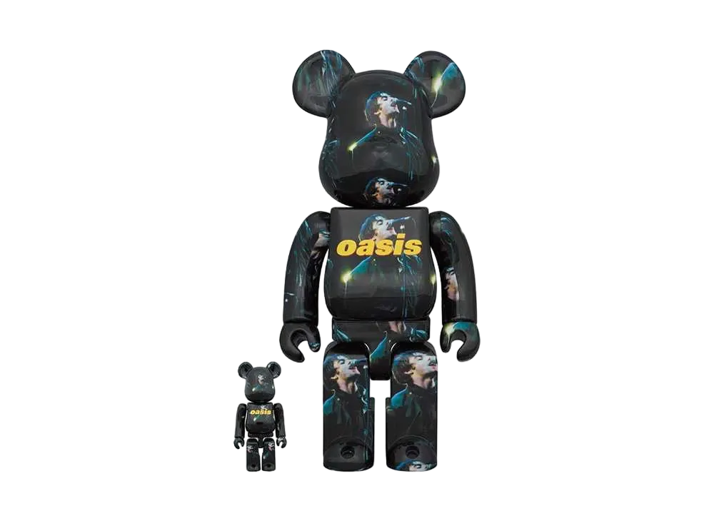 Bearbrick OASIS KNEBWORTH 1996 100% & 400% (Liam Gallagher)