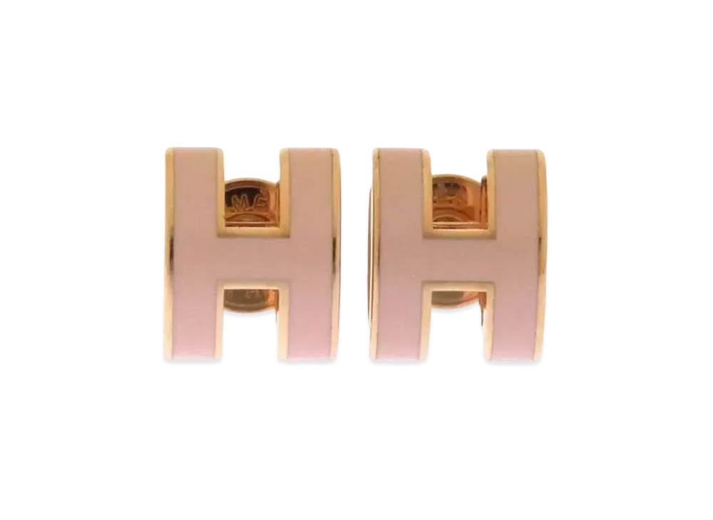 Hermes Pop H Pierce "Pink/Gold"