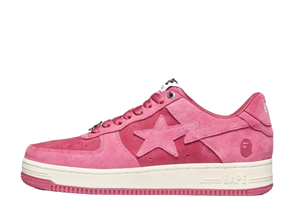 A BATHING APE®︎ BAPE STA Suede "Pink"