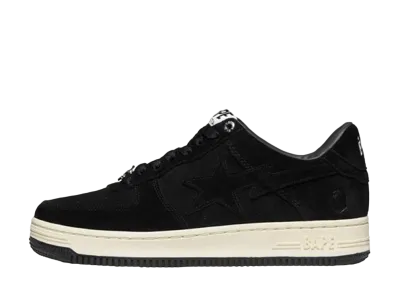 A BATHING APE®︎ BAPE STA Suede "Black"