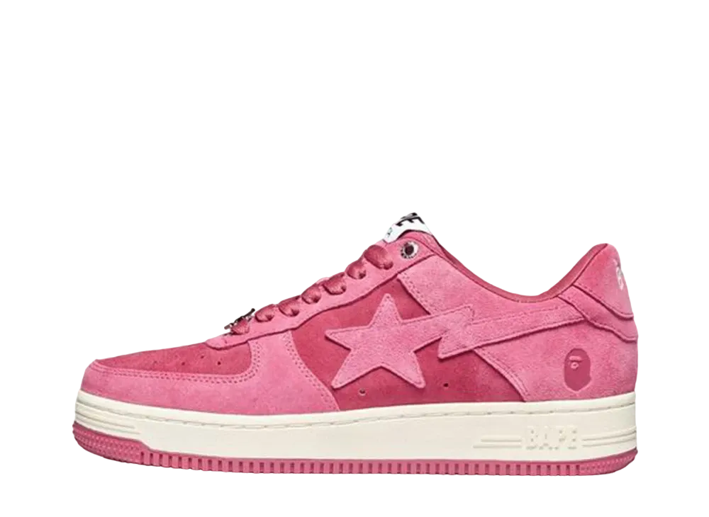 A BATHING APE®︎ Women's BAPE STA Suede "Pink"
