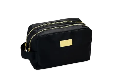 CHANEL Novelty W Zip Pouch "Black"