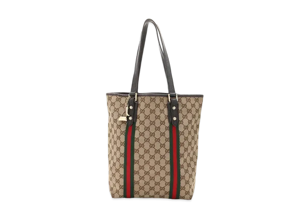GUCCI GG Canvas Tote Bag "Beige"