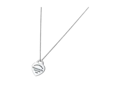 Tiffany & Co. Return to Tiffany Heart Tag Necklace "Silver"