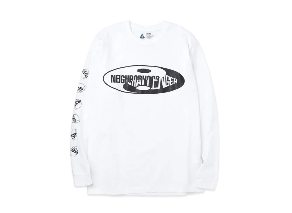 NEIGHBORHOOD CANH SKULL / C-TEE . LS "White"