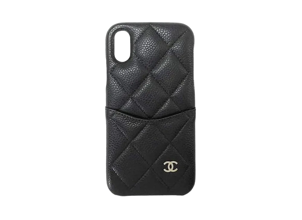 シャネル iPhoneX＆XS iPhoneケース "ブラック" A83565