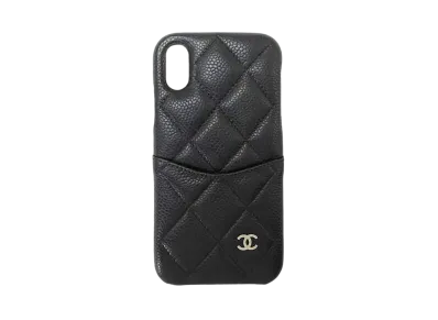 CHANEL iPhoneX&XS iPhone Case "Black"