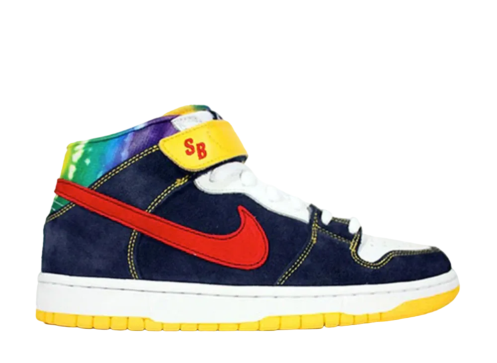 ナイキ SB ダンク ミッド "タイダイ"
