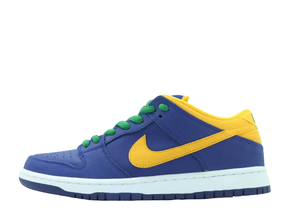 ナイキ SB ダンク ロー "ロイヤルブルー/ミダスゴールド"