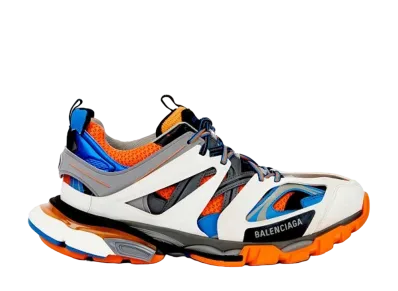 バレンシアガ トラックトレーナー "オレンジ/ブルー"