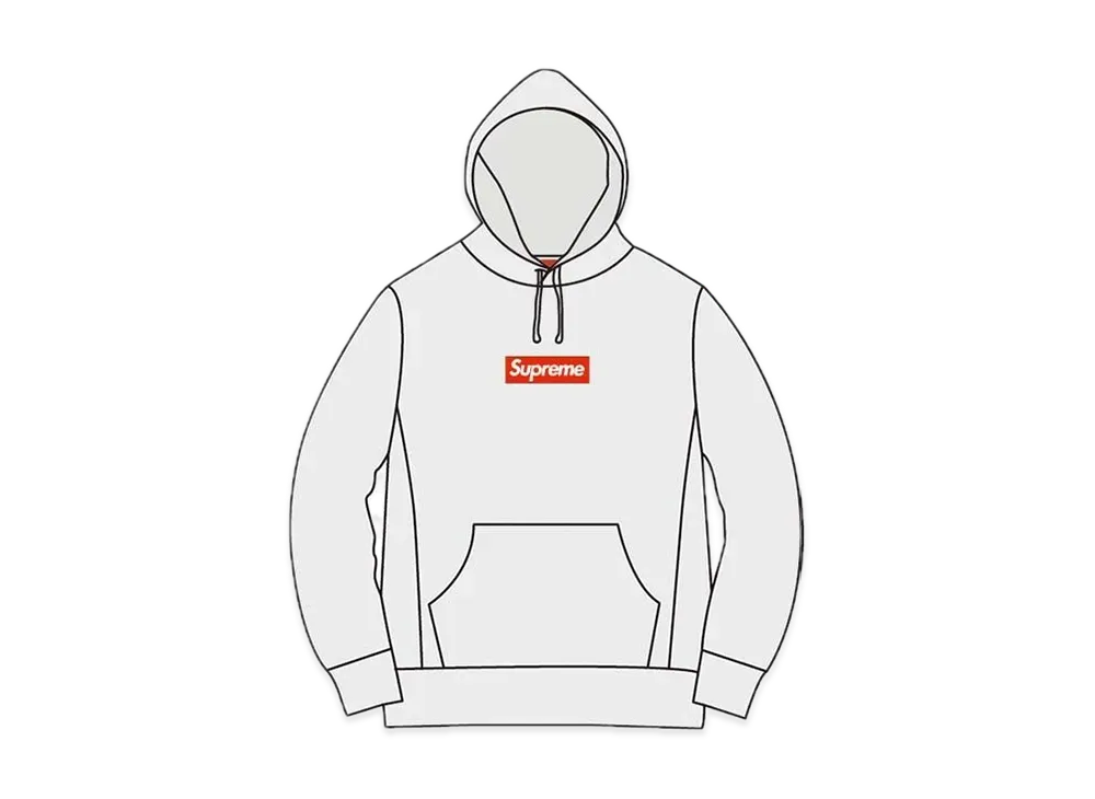 Supreme Box Logo Hooded Sweatshirt "White" (16FW)