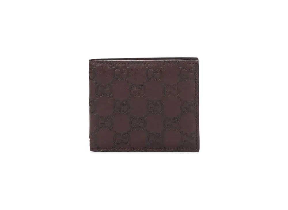 Gucci Sima Leather Wallet "Bordeaux"