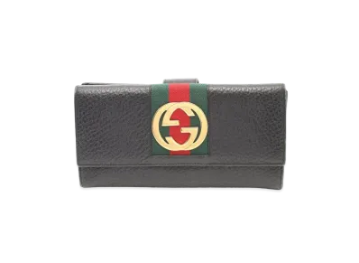 GUCCI Interlocking G Sherry Line W Hook Wallet