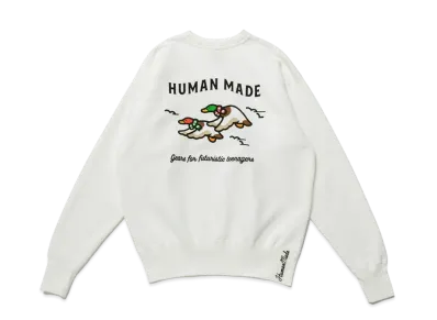 HUMAN MADE XMAS SWEATSHIRT "White"