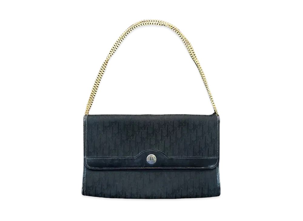 ディオール トロッター チェーンバッグ "ブラック"