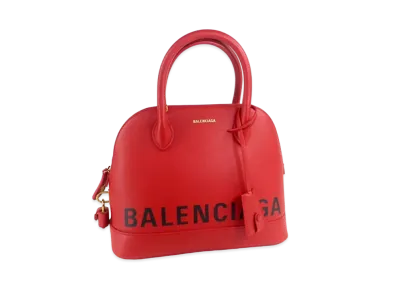 BALENCIAGA Ville Top Handle Leather 2Way Bag