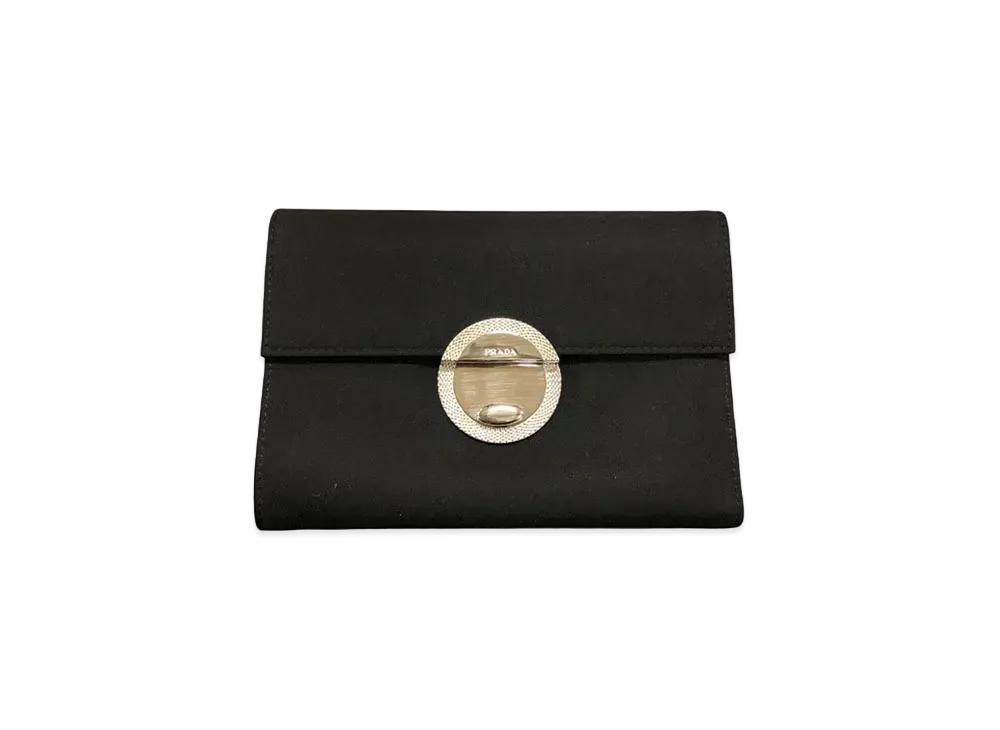 PRADA Compact Wallet "Black"