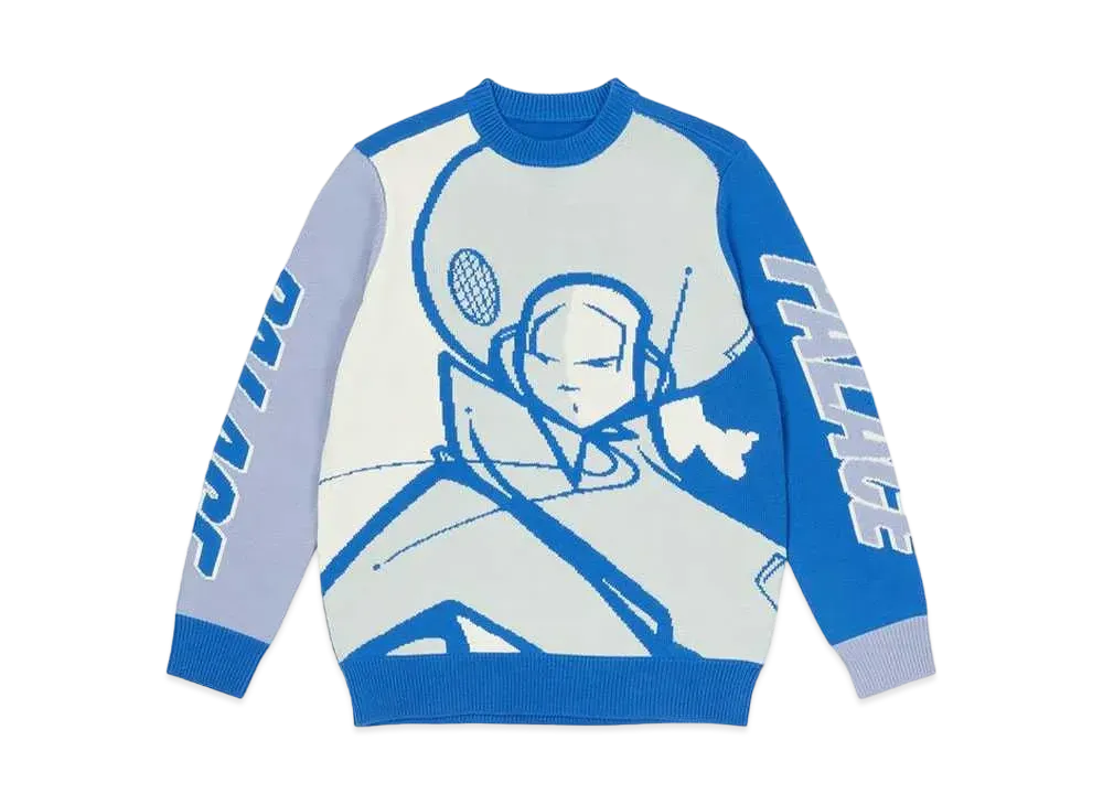 PALACE ZOMBY KNIT "Blue"