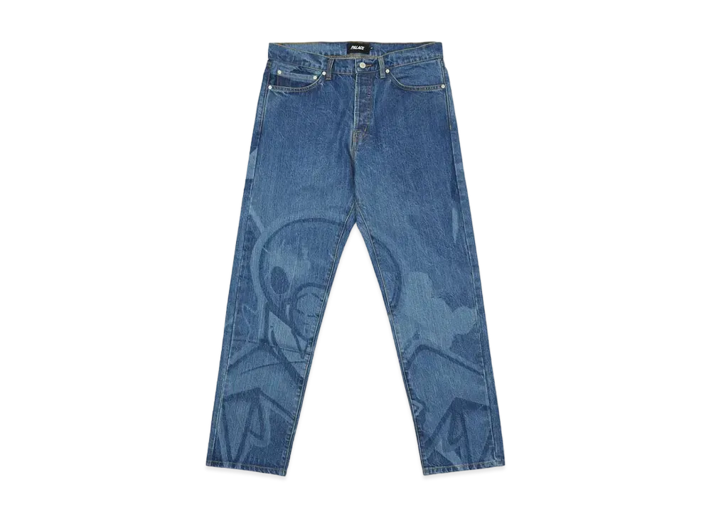 PALACE ZOMBY DENIM JEANS "Stone Wash"