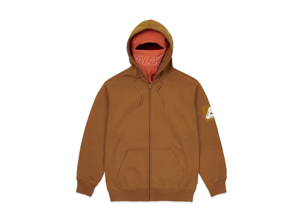 PALACE FACEMASK THERMAL HOOD "Tan"