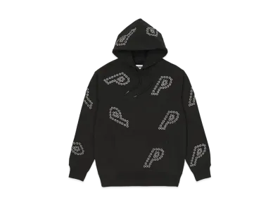 PALACE EYELET P HOOD "Black"