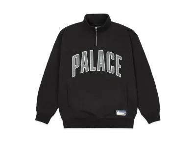 PALACE 1/4 ZIP FUNNEL "Black"