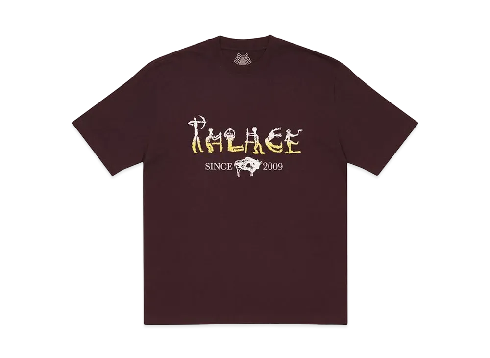 PALACE NEIN ELECTRICITY T-SHIRT "Burgundy"