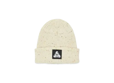 PALACE NEPPED TRI-FERG PATCH BEANIE "Off White"