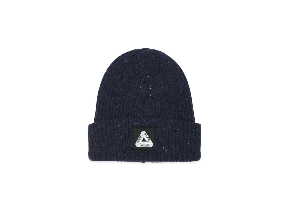 PALACE NEPPED TRI-FERG PATCH BEANIE "Navy"