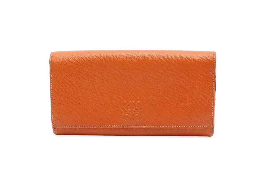 Loewe Anagram Long Wallet "Brown"