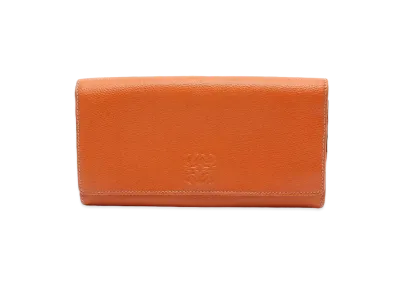 Loewe Anagram Long Wallet "Brown"