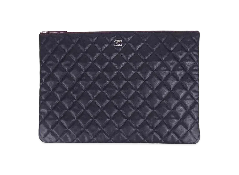 CHANEL Matelasse Clutch Bag "Black"