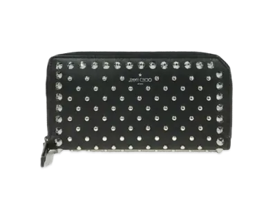Jimmy Choo Zip Round Wallet "Black"