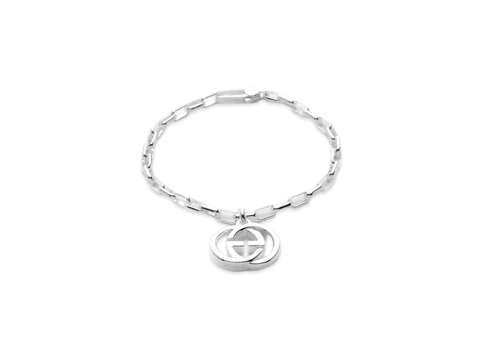 GUCCI Interlocking Bracelet "Silver"