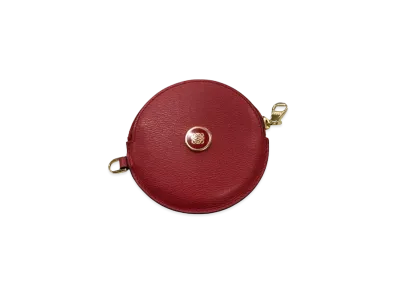 LOEWE Round Coin Case "Red"
