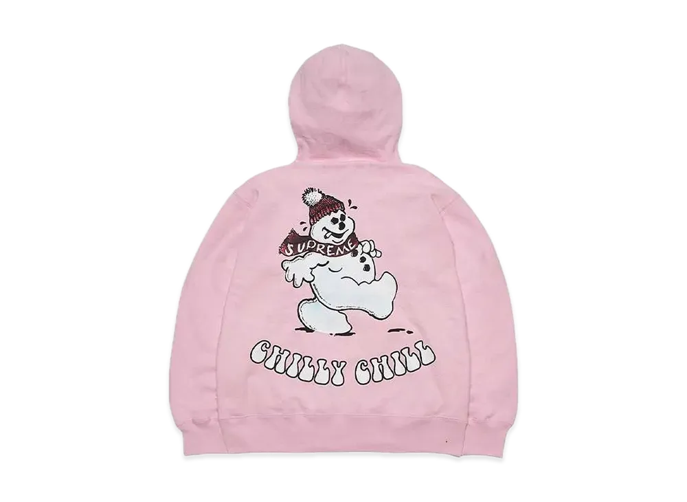 Supreme Snowman Hooded Sweatshirt "Light Pink"