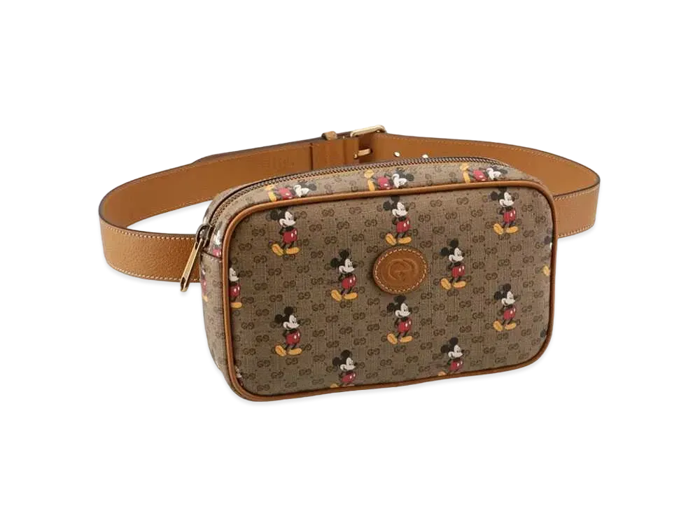 GUCCI x Disney GG Supreme Mickey Mouse Belt Bag
