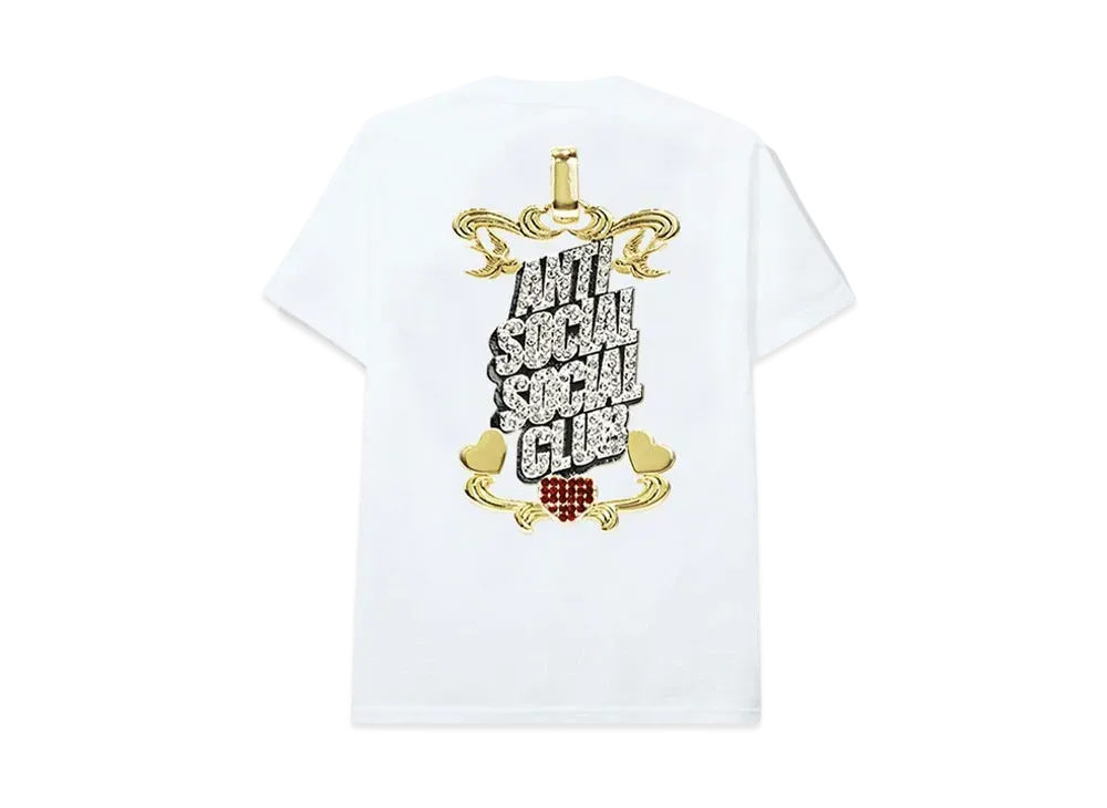 ANTI SOCIAL SOCIAL CLUB × GHOST Tee "White"