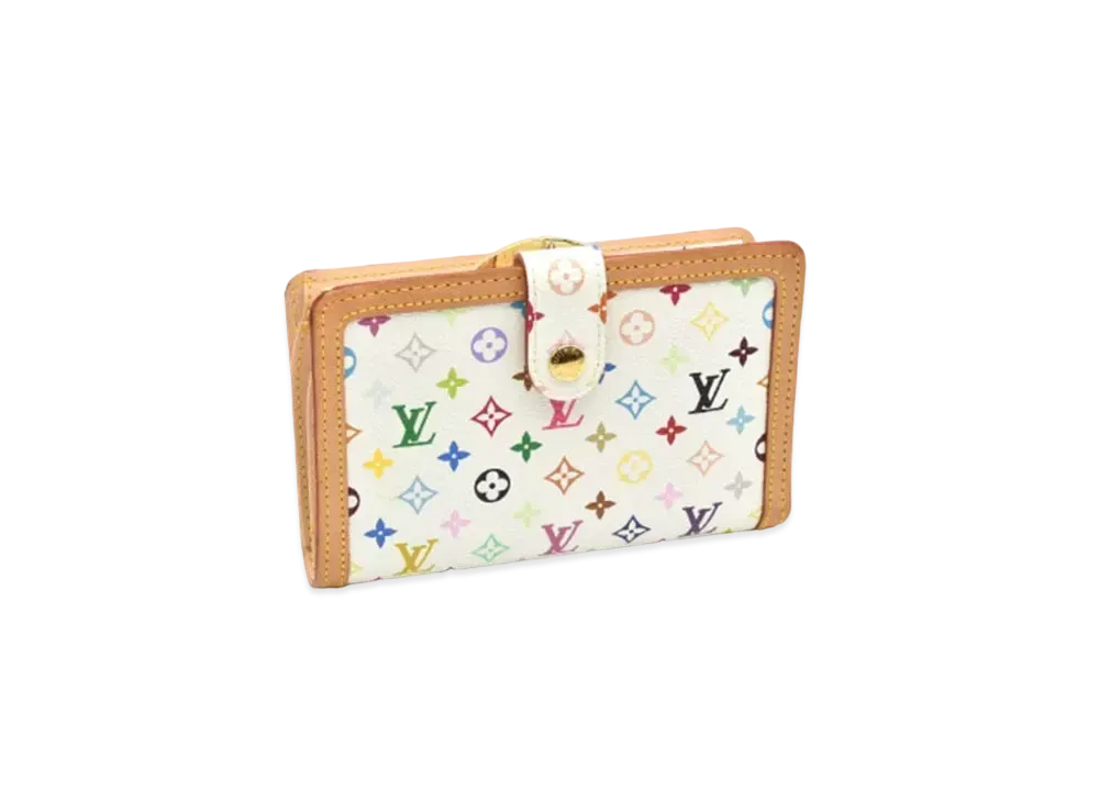 Louis Vuitton Viennois Wallet Monogram Multicolor "Blanc"