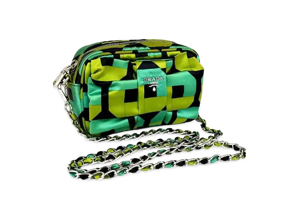 PRADA Ribbon Chain Shoulder bag