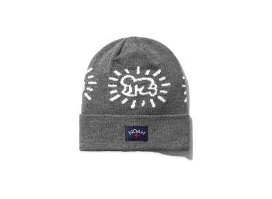 Noah x Keith Haring Beanie "Heather Gray"