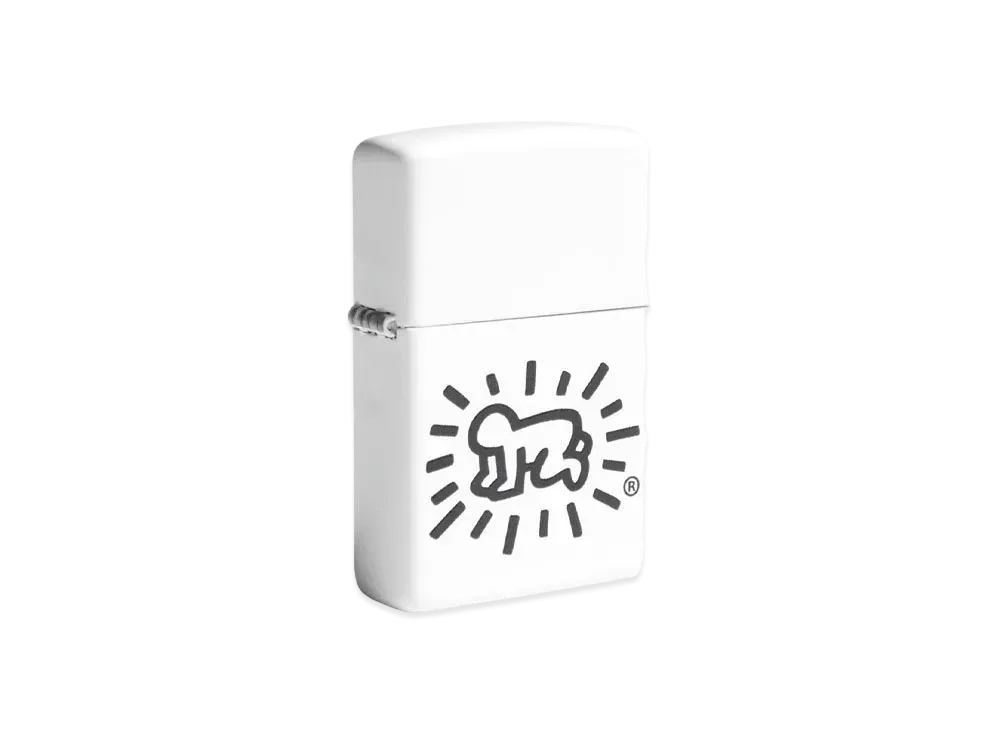 Noah x Keith Haring Zippo "White"