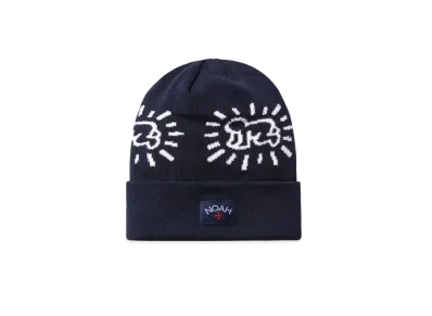 Noah x Keith Haring Beanie "Navy"