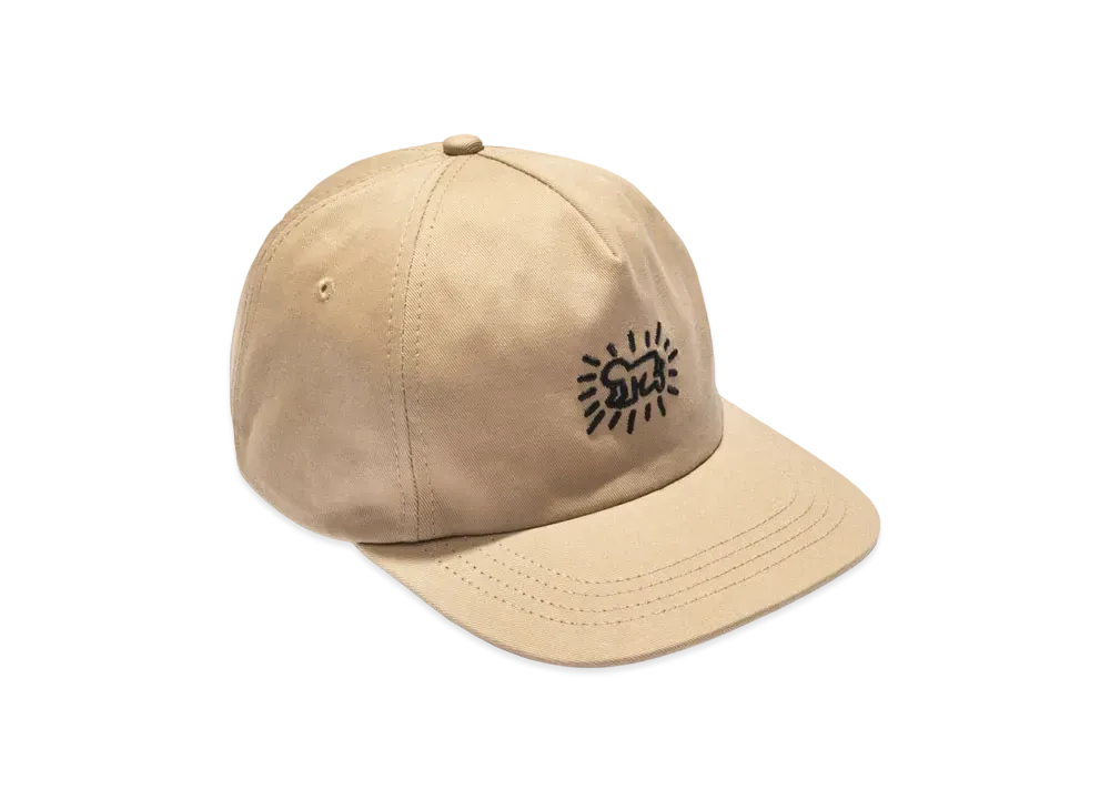 Noah x Keith Haring 5-Panel Cap "Beige"